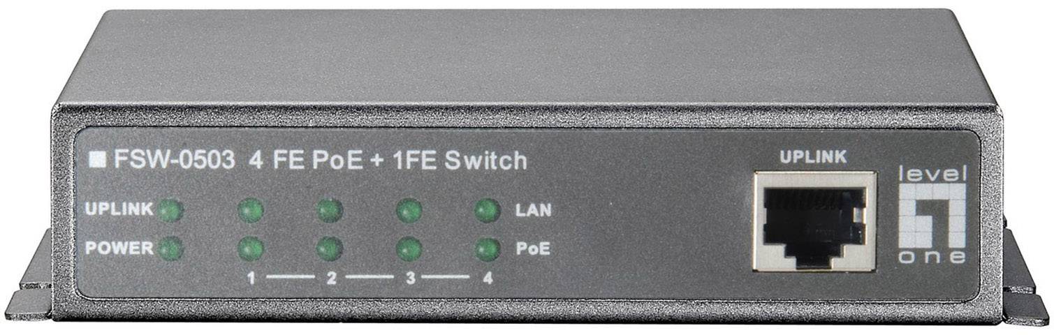 LevelOne FSW-0503-Z ohne Netzteil Netzwerk Switch 10 / 100 MBit/s