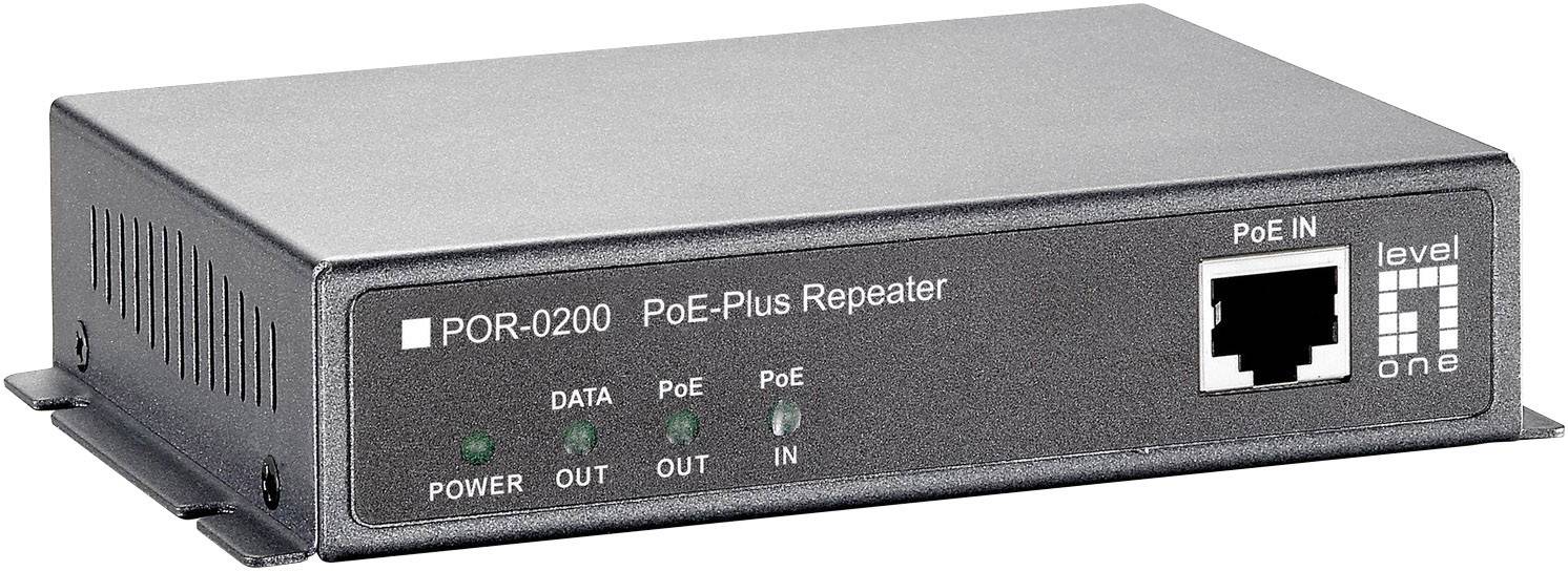LevelOne POR-0200 PoE Extender 100 MBit/s IEEE 802.3at (25.5 W)