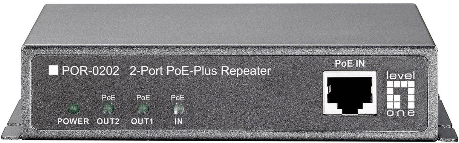 2x FE PoE-Repeater POR-0202 PoE