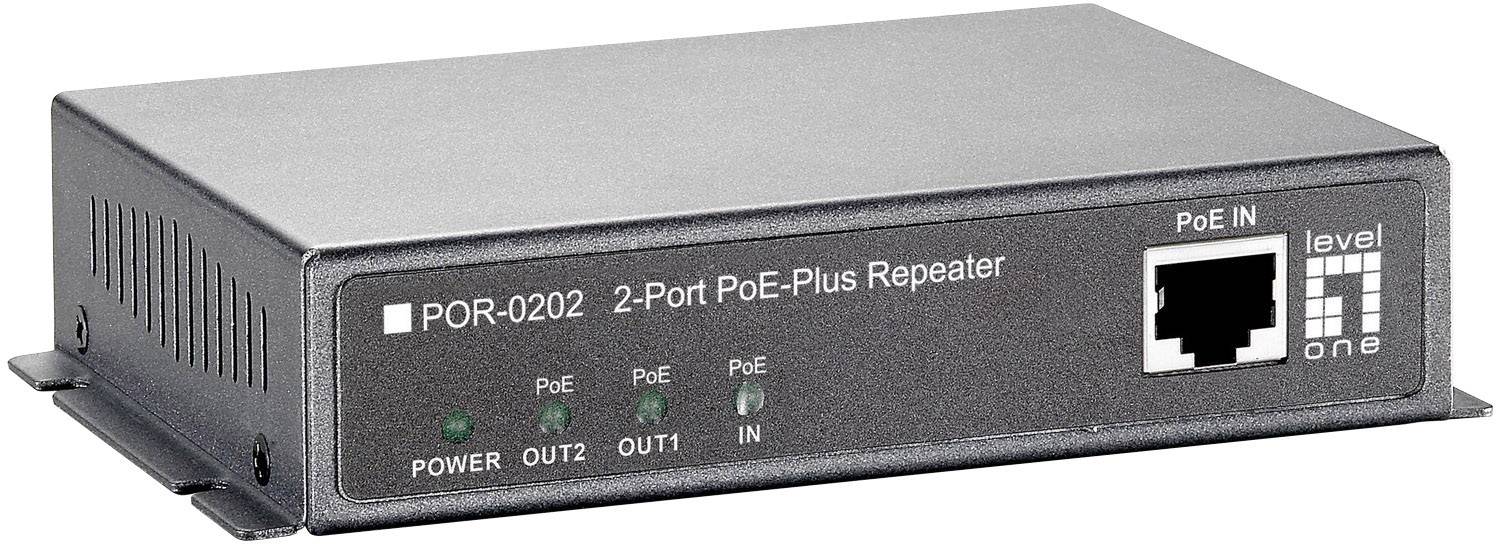 2x FE PoE-Repeater POR-0202 PoE