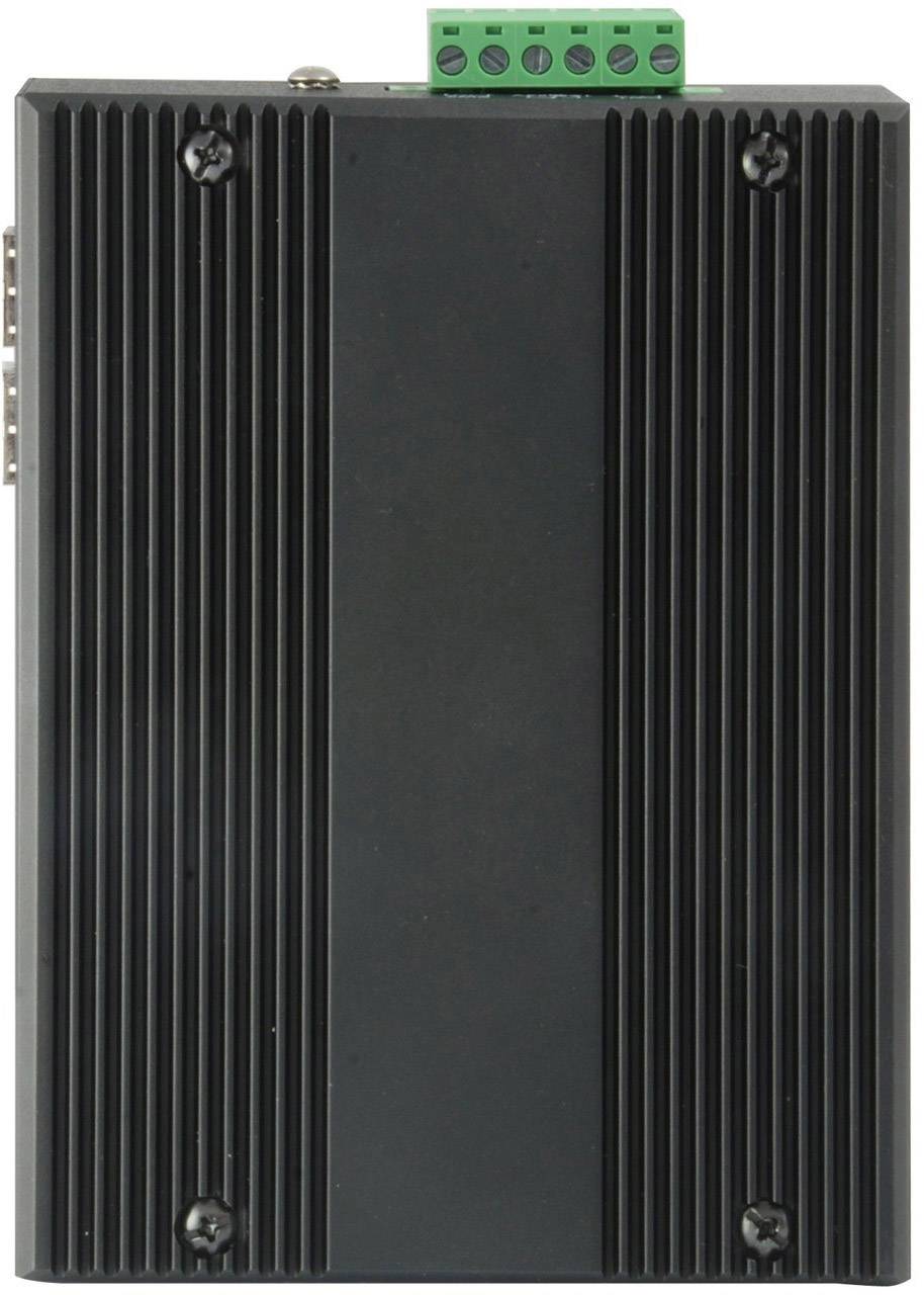 LevelOne IES-0620 - Switch - 4 x 10/100/1000 (PoE+) x Combo Gigabit Ethernet/Gigabit SFP x Fast Ethernet/Gigabit SFP - a