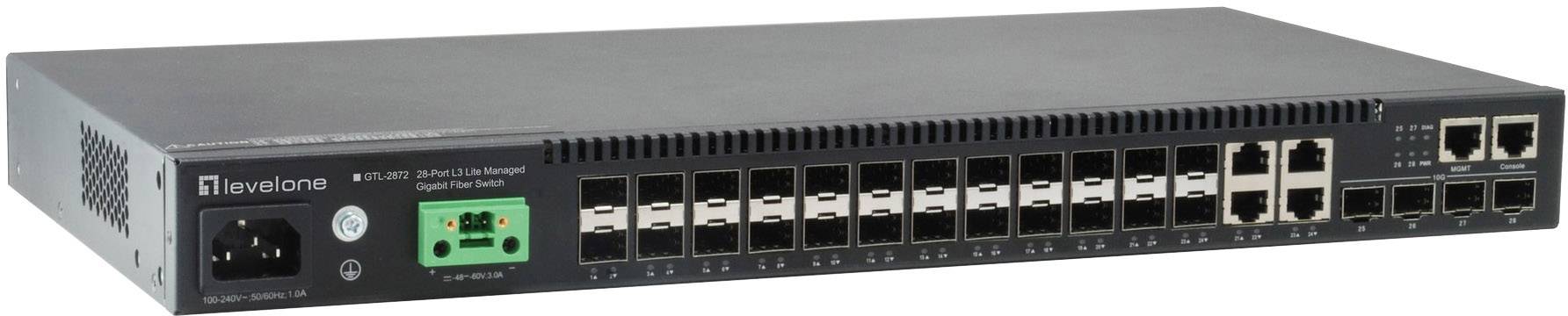 LevelOne KILBY GTL-2872 - Switch - L3 Lite - managed
