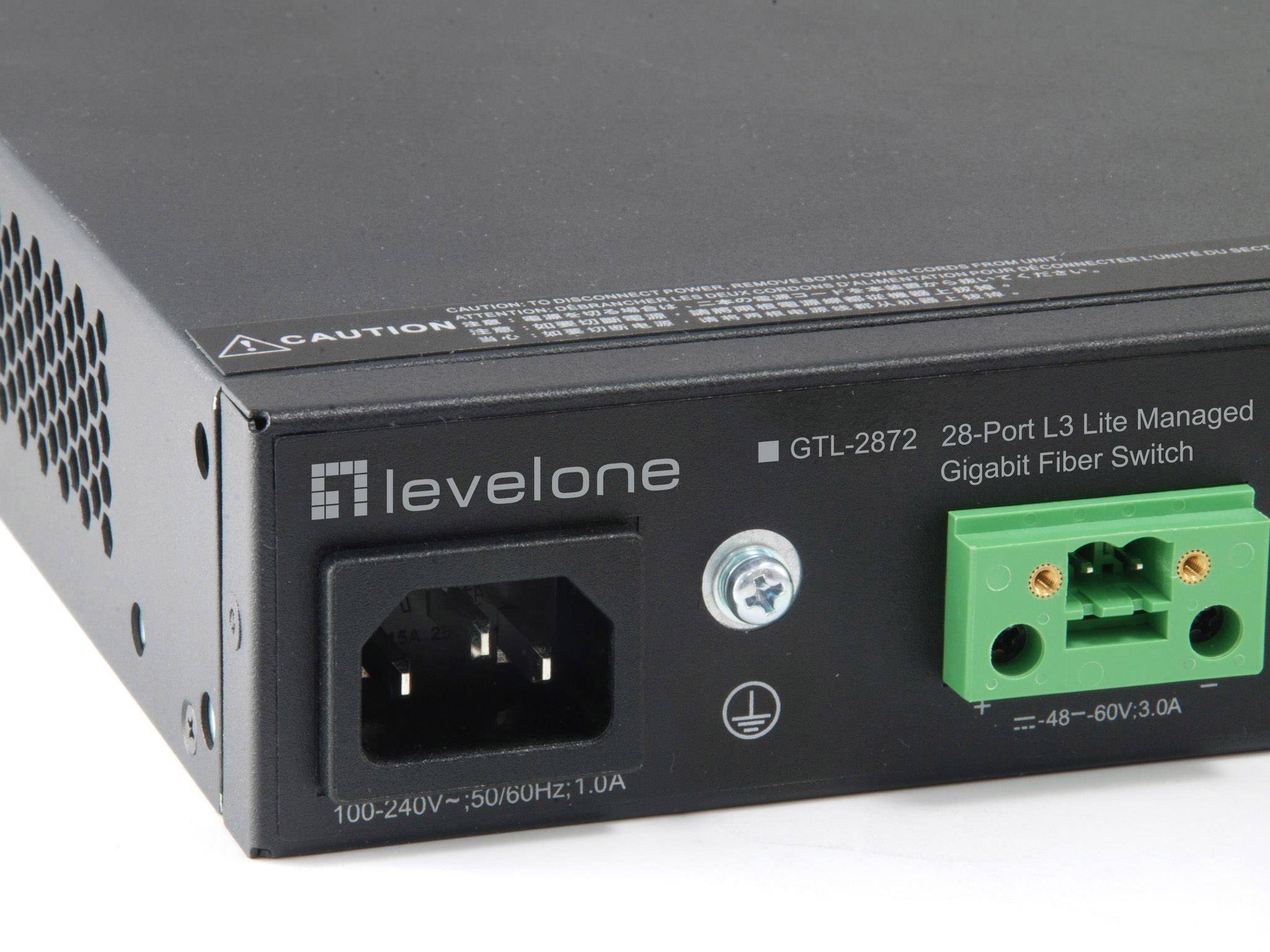 LevelOne KILBY GTL-2872 - Switch - L3 Lite - managed - 20 x Gigabit SFP + 4 x Shared 10/100/1000 + 4 x 10 Gigabit SFP+ -
