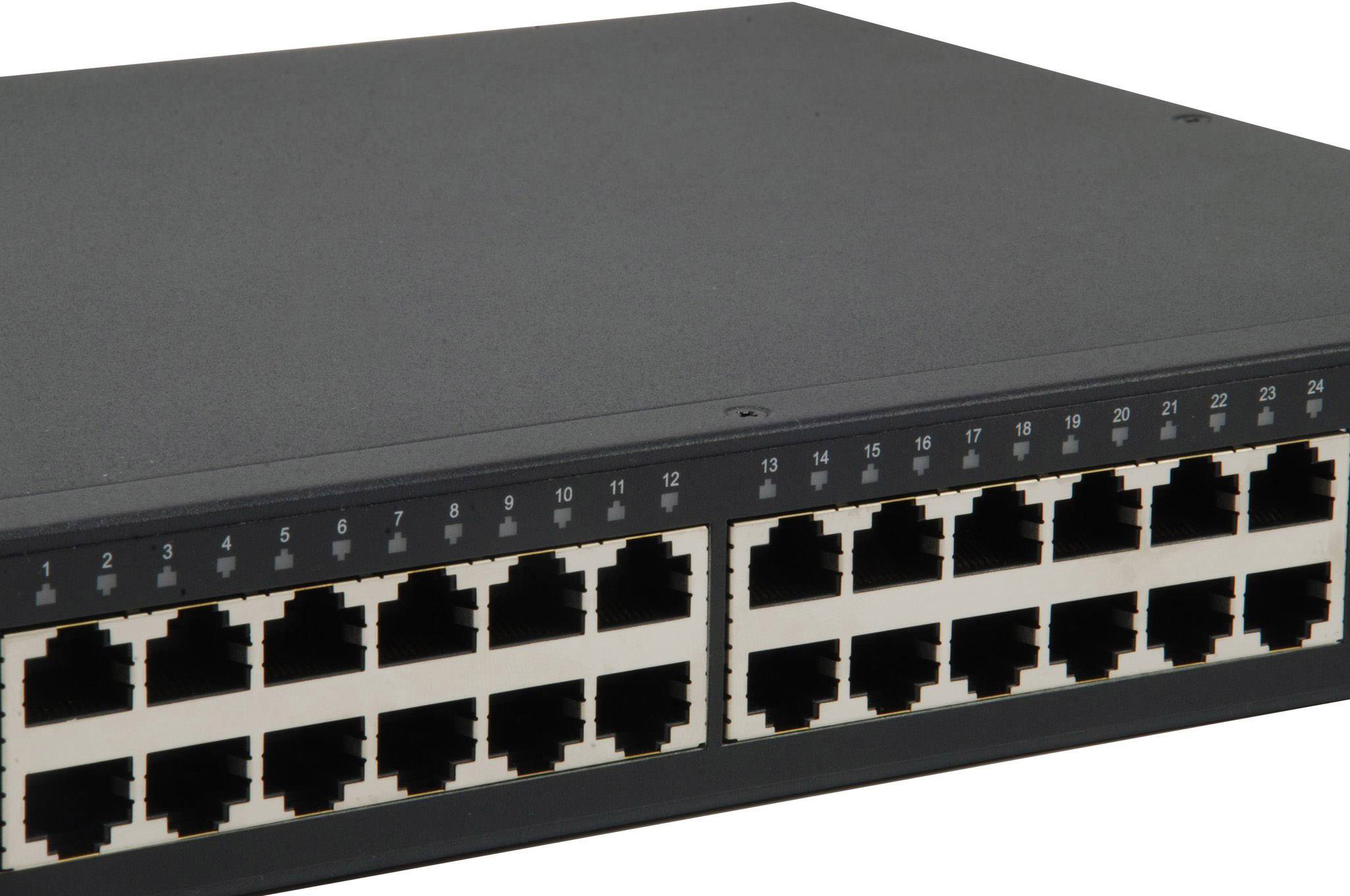 LevelOne GTL-2661 - Switch - 24 x 10/100/1000 + 2 x 10 Gigabit SFP+ - Desktop, an Rack montierbar