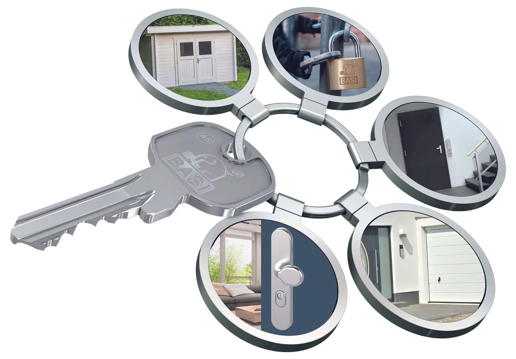 Rückansicht eines Computermonitors mit verschiedenen Anschlüssen: Stromstecker, HDMI, DisplayPort und VGA, ohne angeschlossene Kabel.