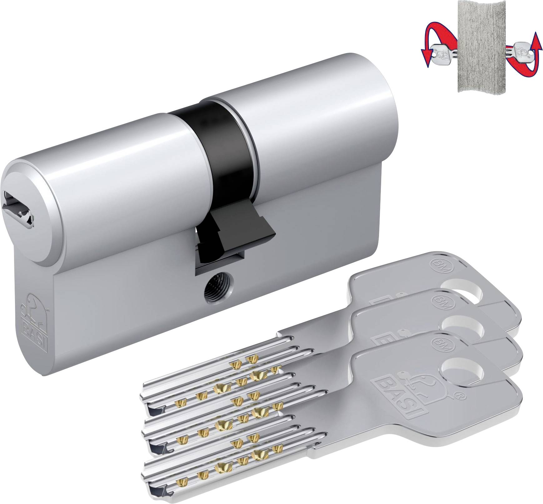 Basi BM5200-0525 Profil-Doppelzylinder 35 / 55mm