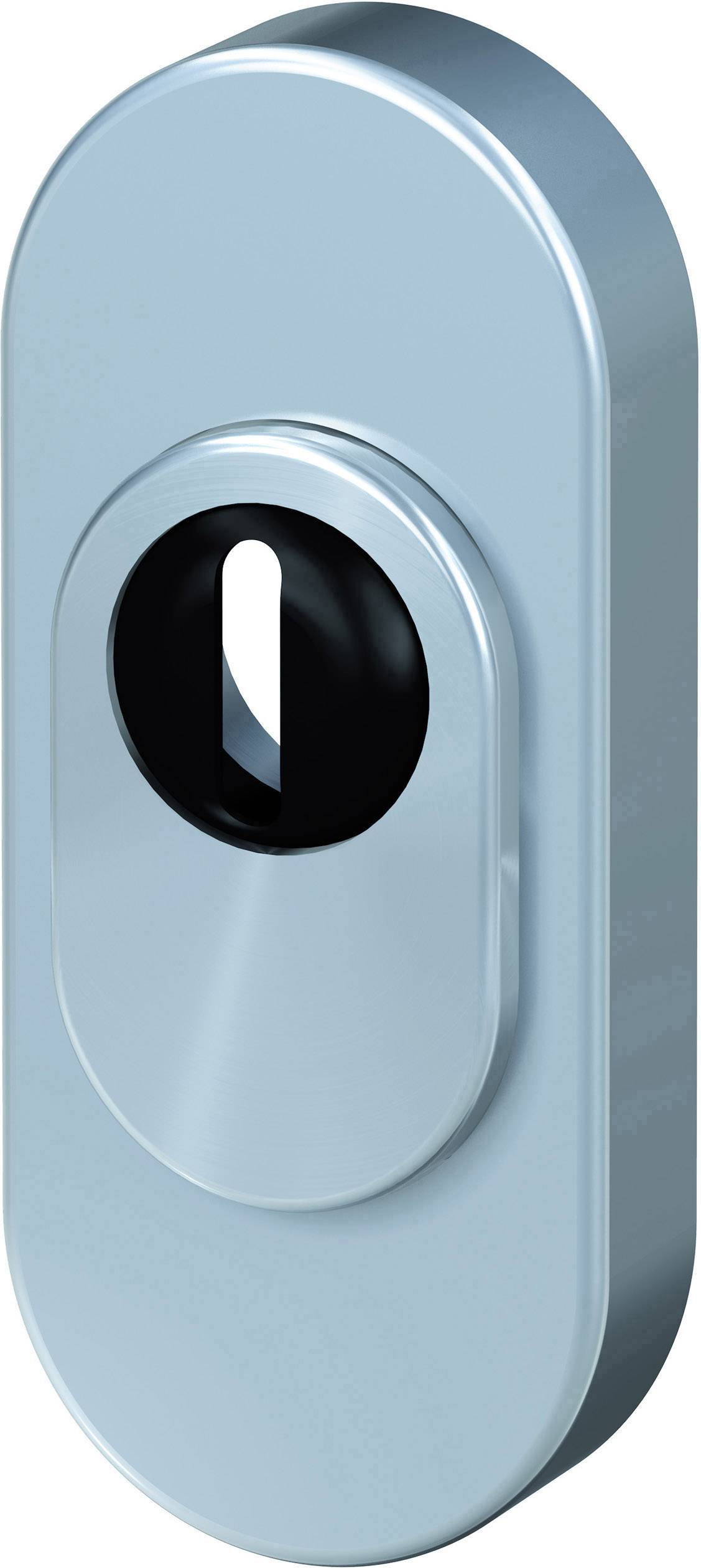 Basi 1200-0008 Schutzrosette mit Zylinderabdeckung Edelstahl