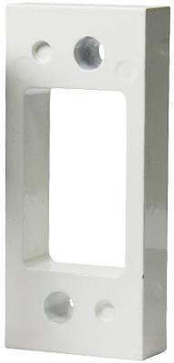 Basi 1200-0322 Distanzplatte Weiß (glänzend)