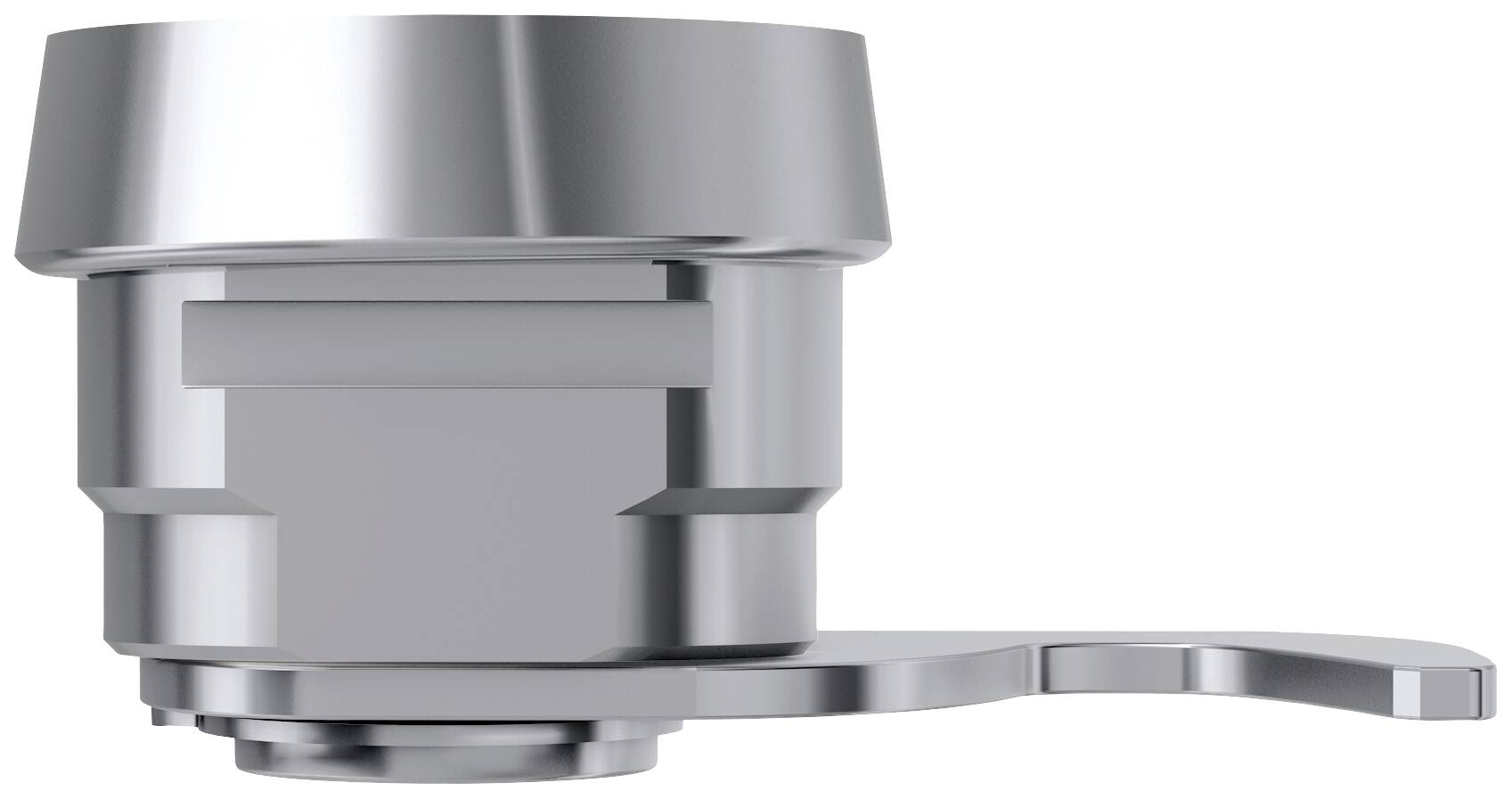 Basi 9000-1336 Hebelschloss Silber