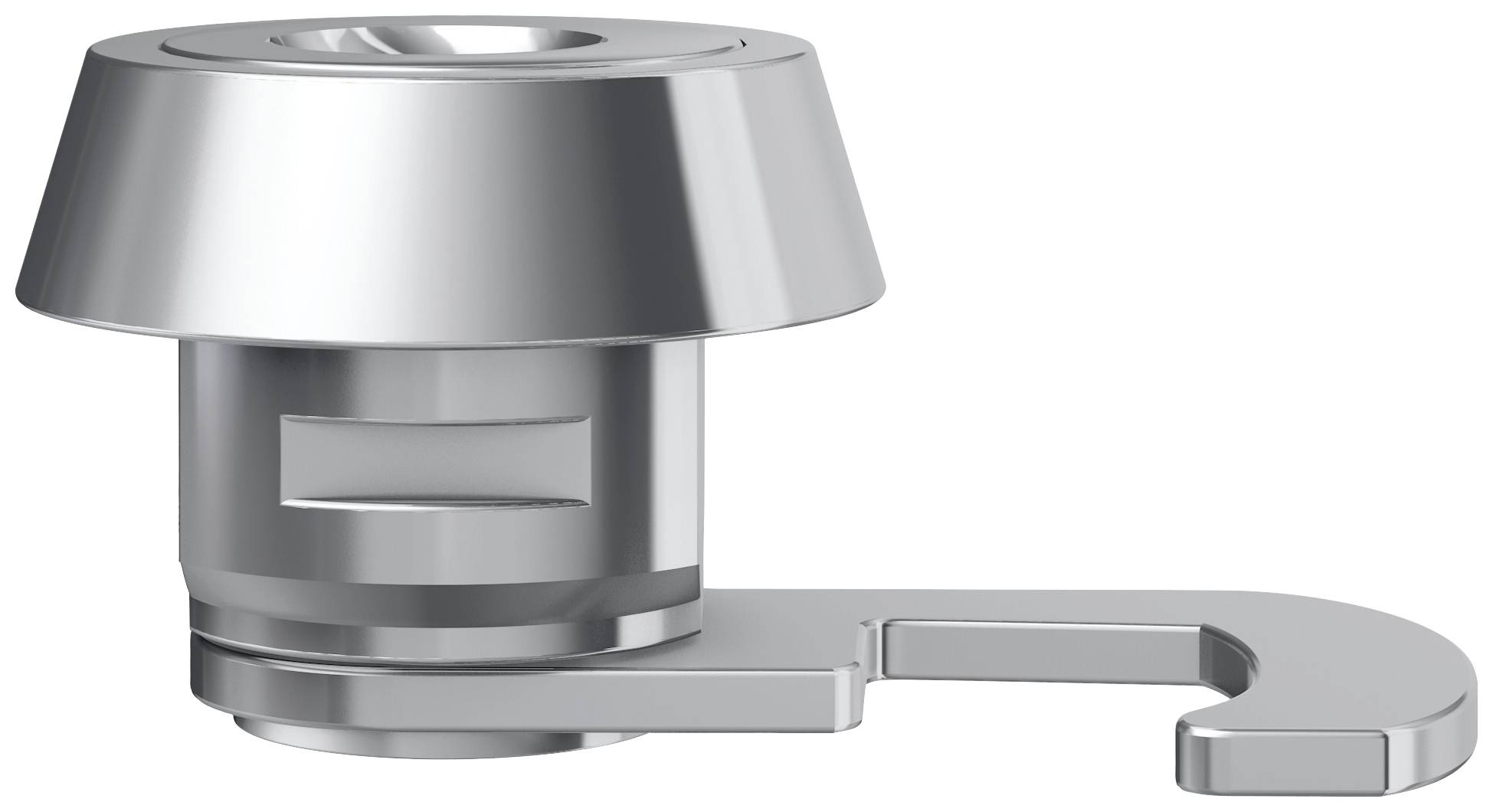 Basi 9000-1358 Hebelschloss Silber