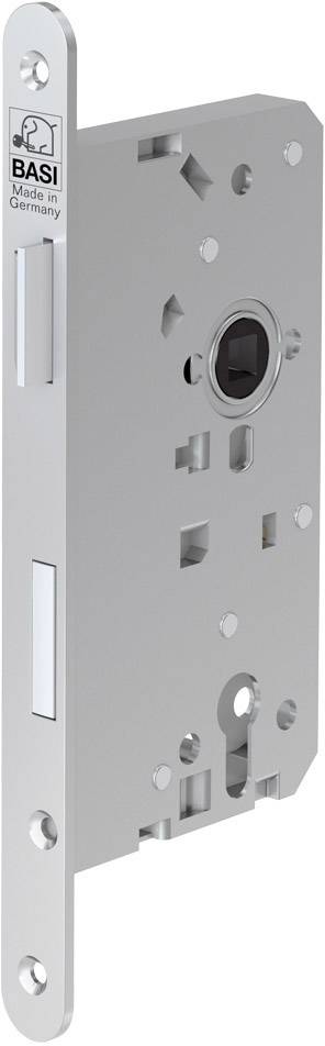 Basi 9770-6522 Einsteck-Zimmertürschloss Silber