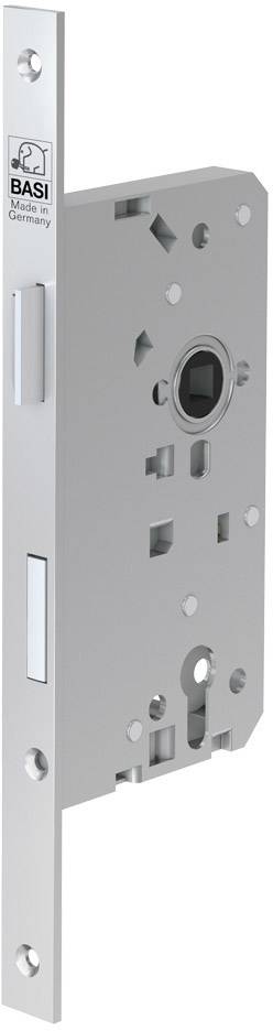 Basi 9790-6521 Einsteck-Zimmertürschloss Silber