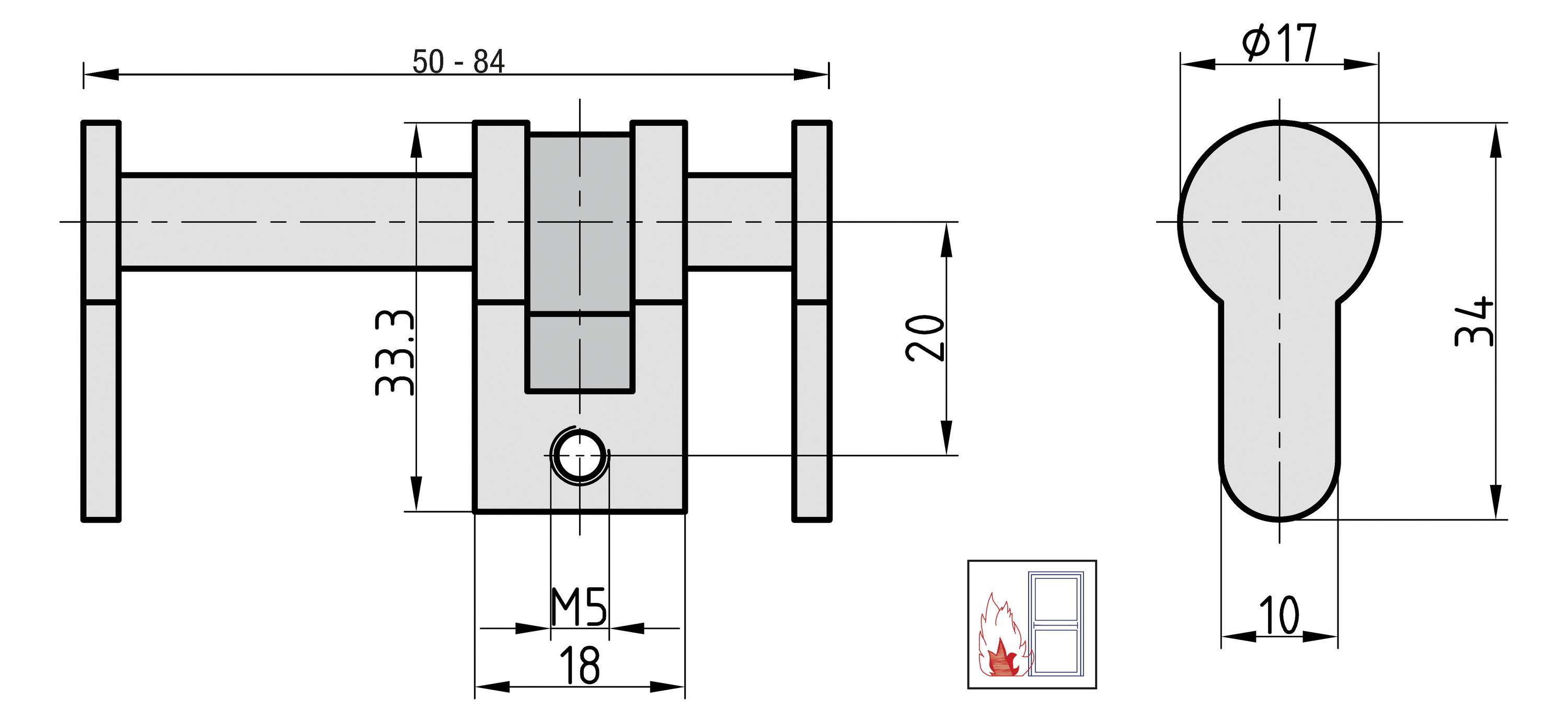 Basi 9000-0100 Universal-Blindzylinder