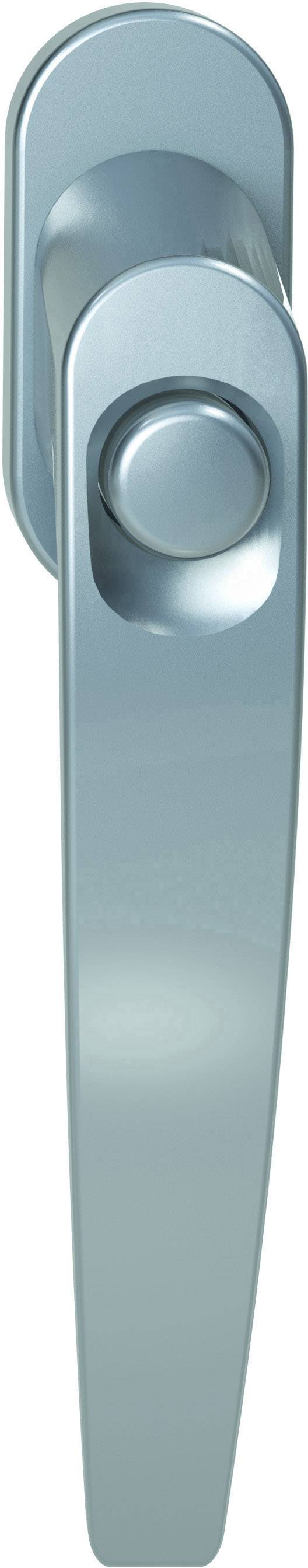 Basi 7554-0010 Fenstergriff mit Druckknopfsicherung Silber