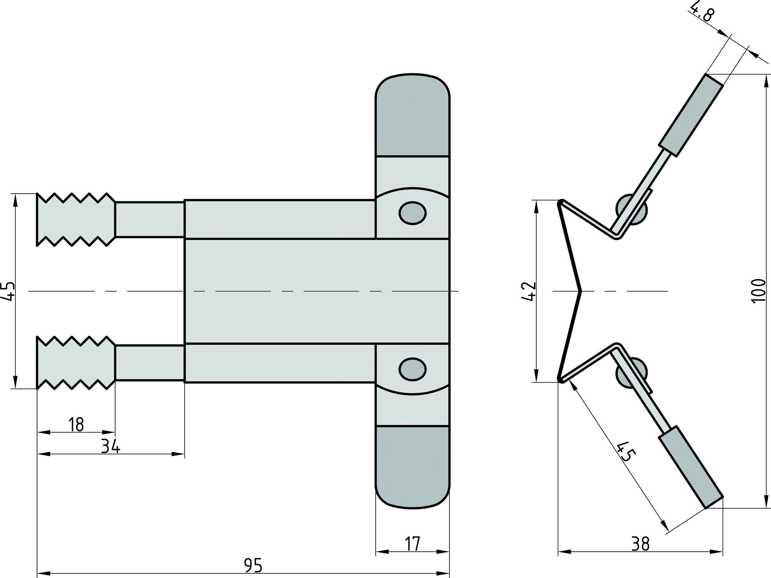 Basi 1600-0100 Rollladensicherung Silber