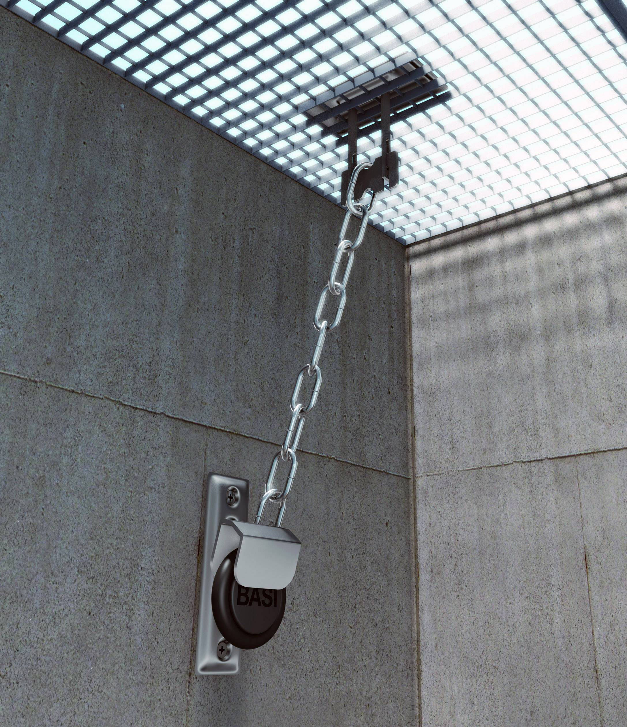 Basi 1620-0000 Gitterrostsicherung Silber
