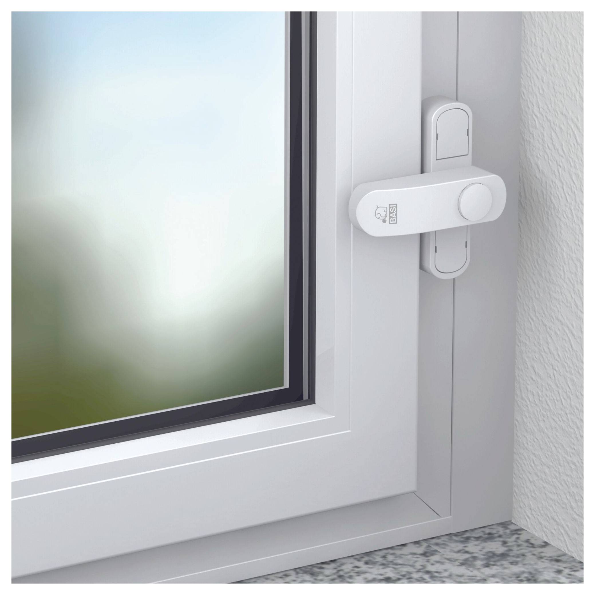 Basi 1100-0050 Fenstersicherung Weiß (glänzend)