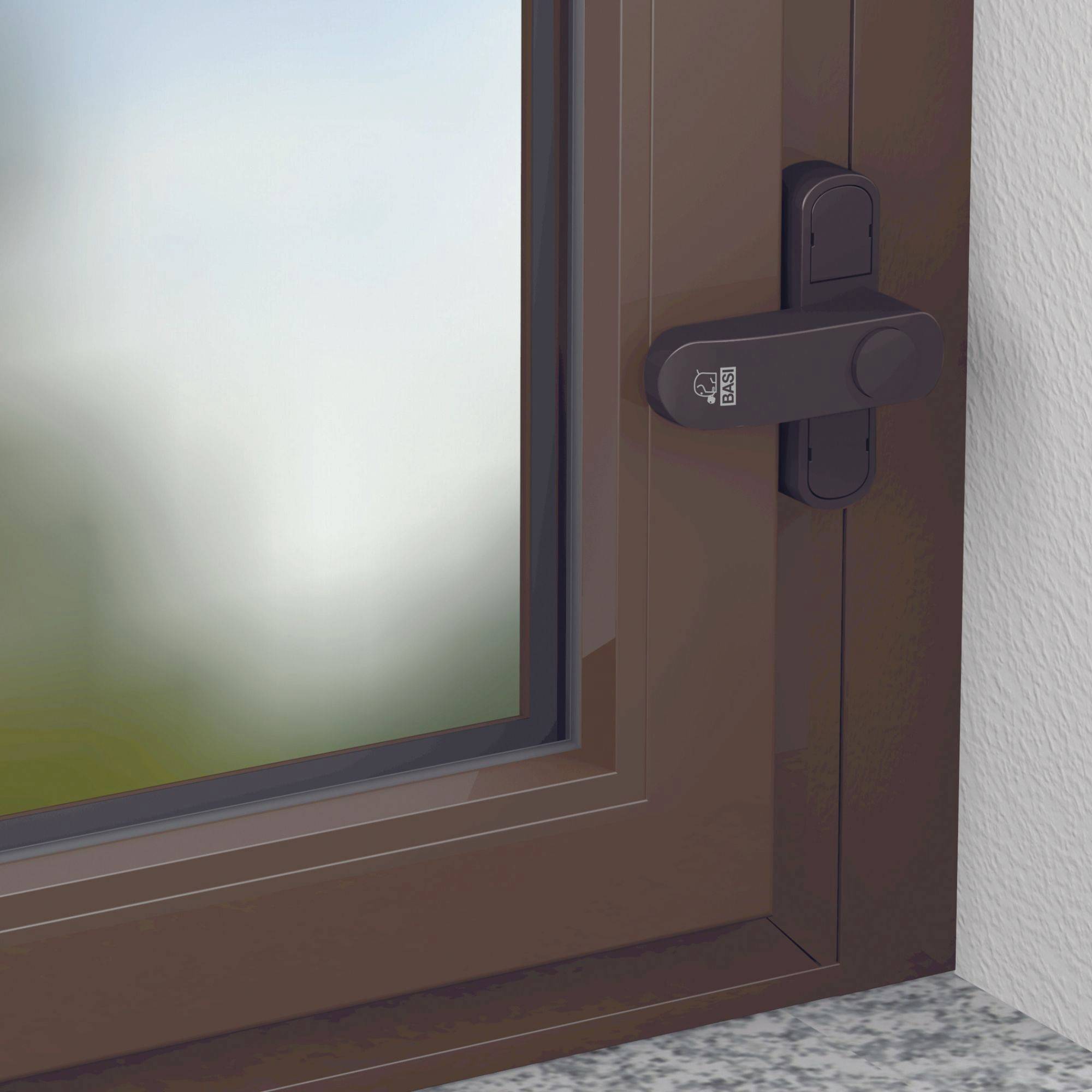 Basi 1100-0051 Fenstersicherung Braun