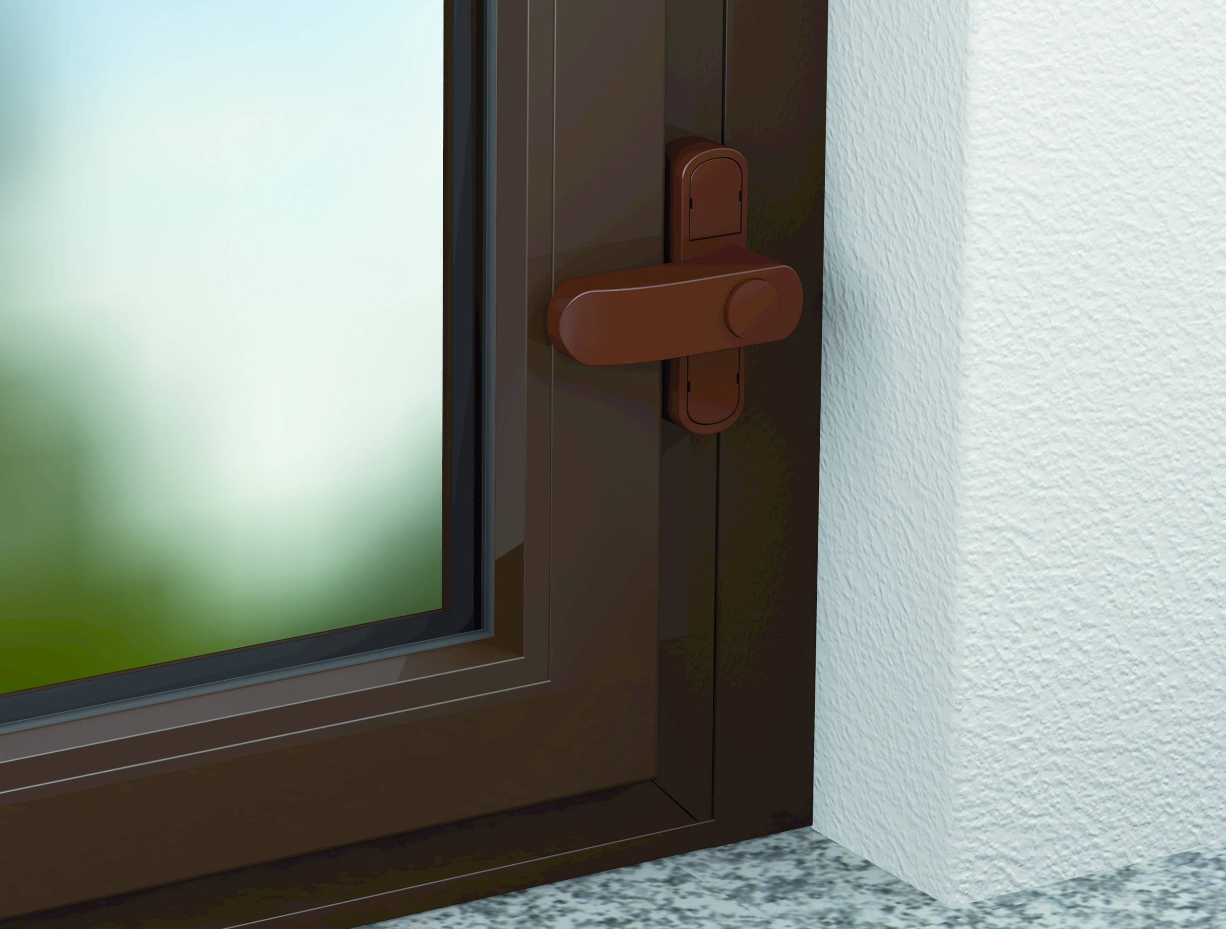 Basi 1100-0051 Fenstersicherung Braun