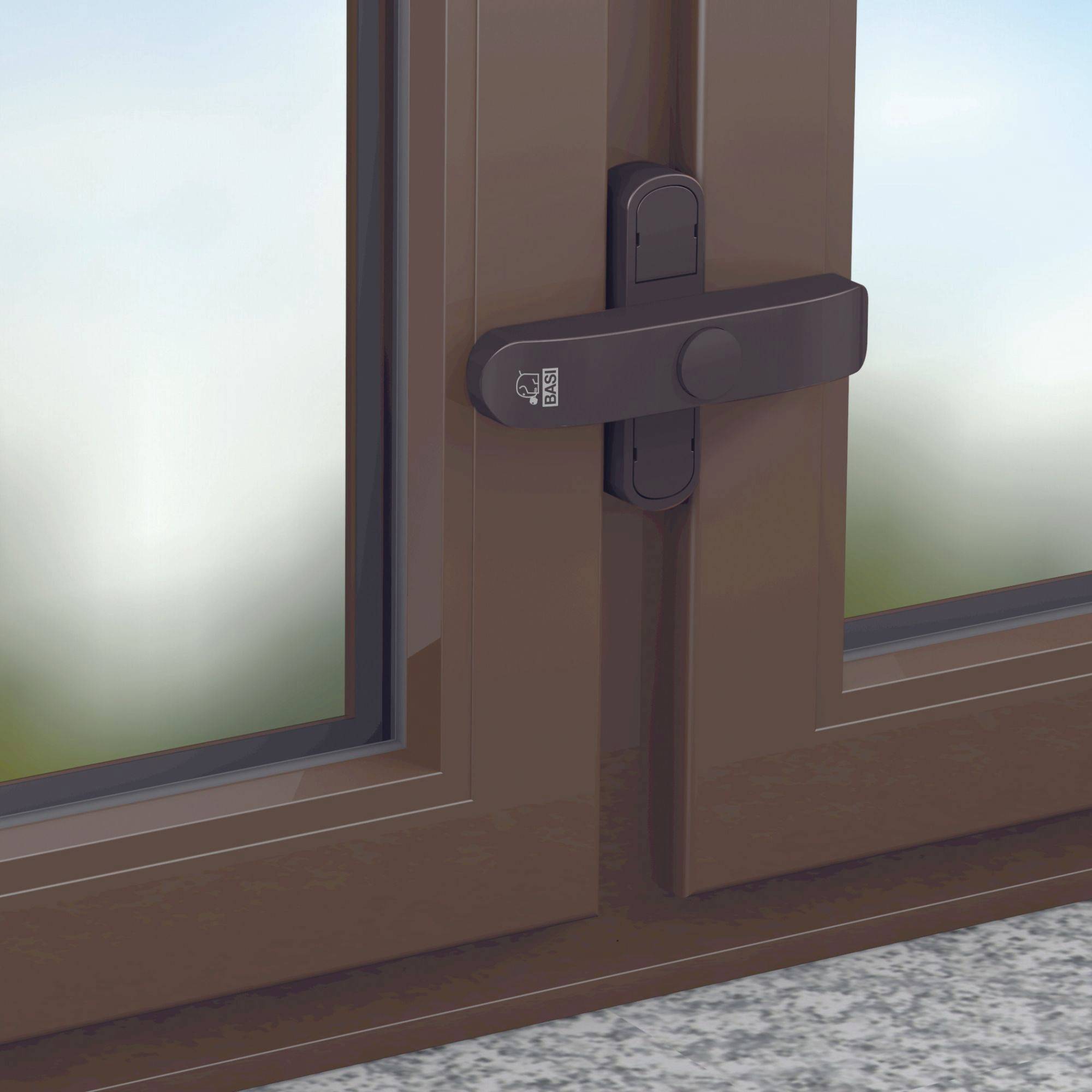 Basi 1100-0061 Fenstersicherung Braun
