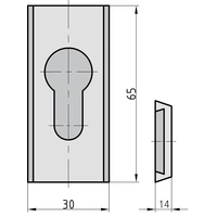 Basi 7536-0499 Schutzrosette Basi 7536-0499 Schutzrosette