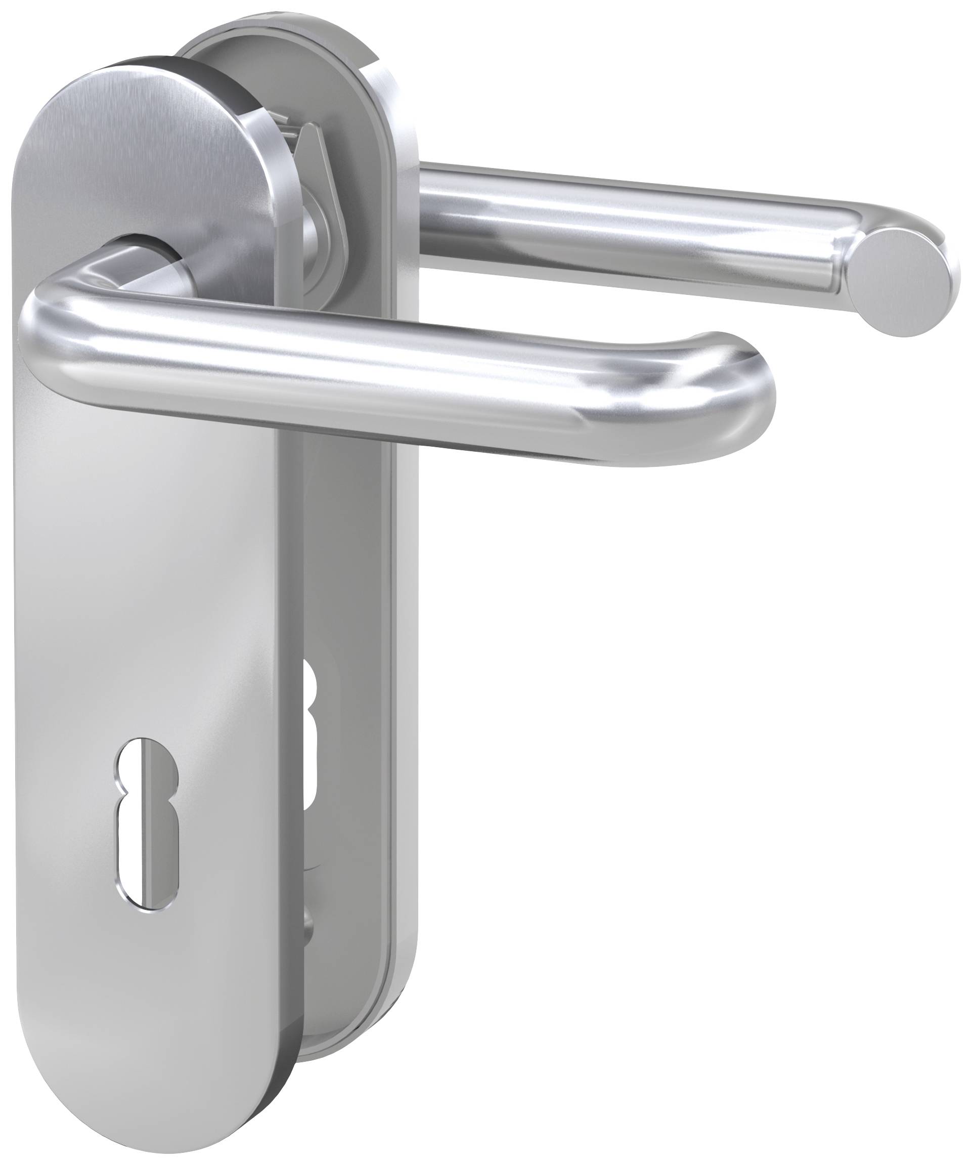 Basi 7304-0108 Kurzschild-Drücker-Garnitur