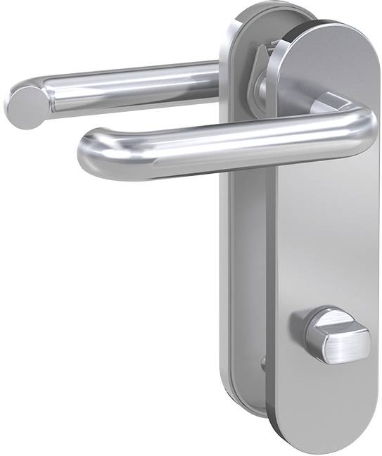 Basi 7304-0328 Kurzschild-Drücker-Garnitur