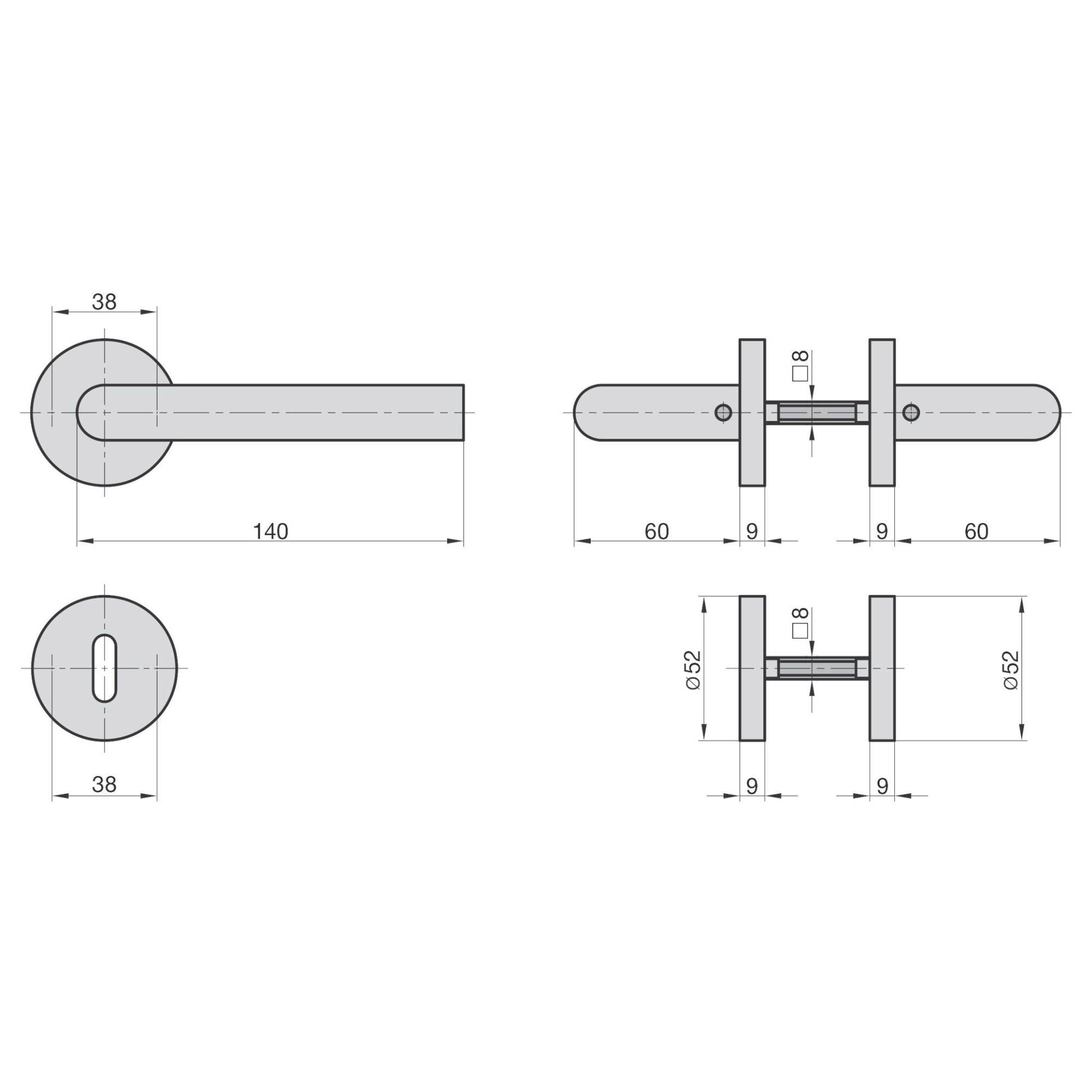Basi 7308-2108 Rosetten-Garnitur