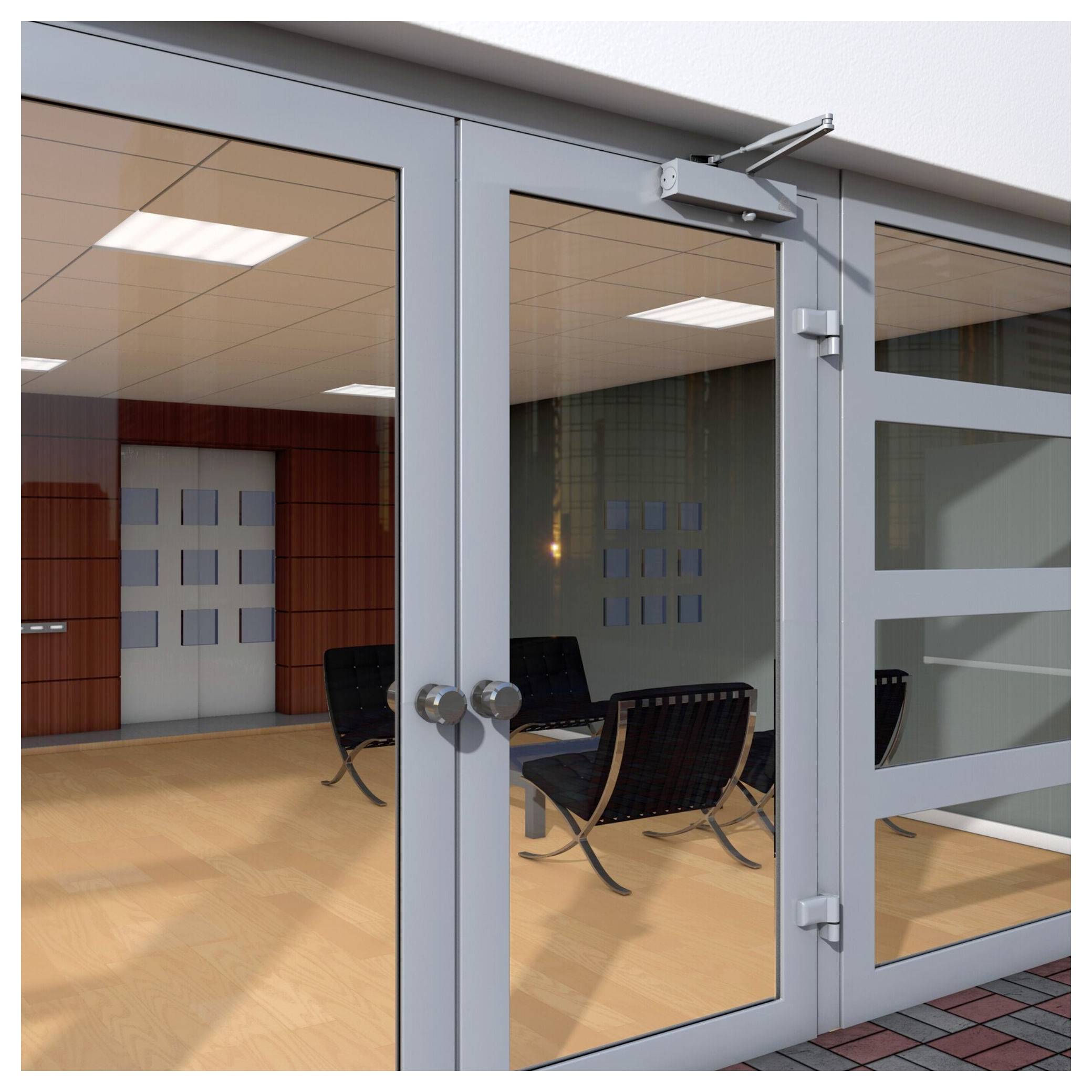 Basi 1480-0102 Türschließer Silber