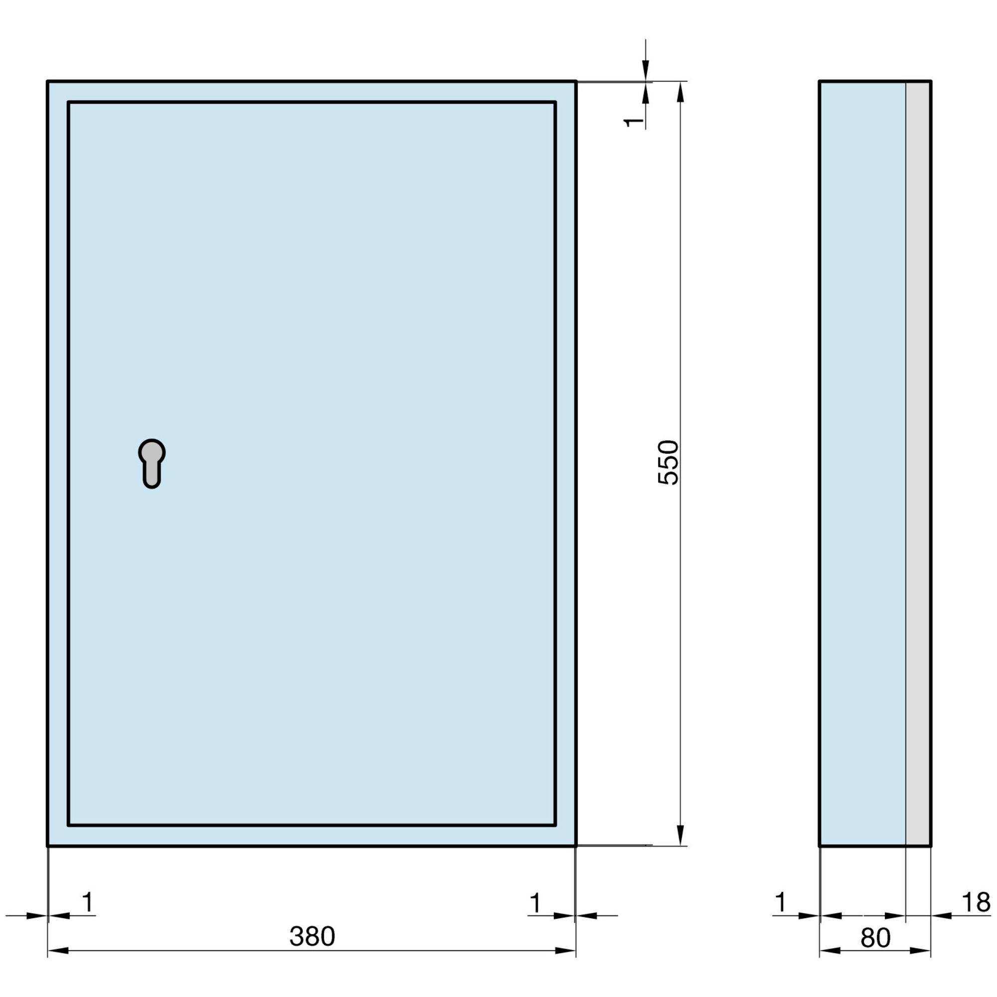 Basi Schlüsselkasten SS 100 PZ 2171-0100 Anzahl Haken 100 Grau (Metallgehäuse)