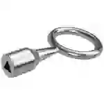 Basi 301D-9 Dornschlüssel Silber Basi 301D-9 Dornschlüssel Silber