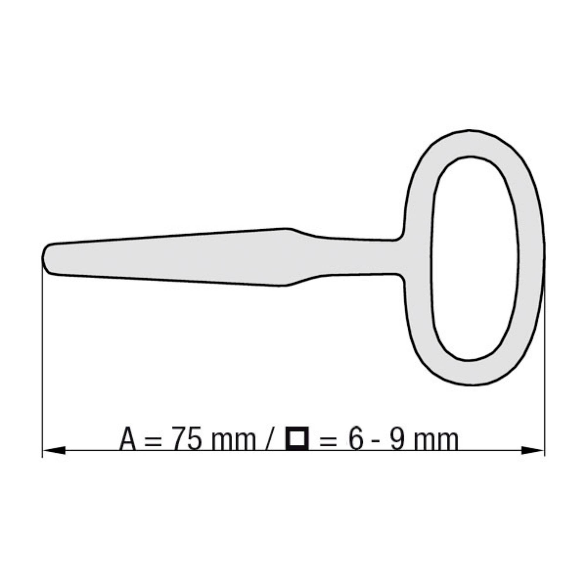 Basi 306.5 Vierkantschlüssel Silber