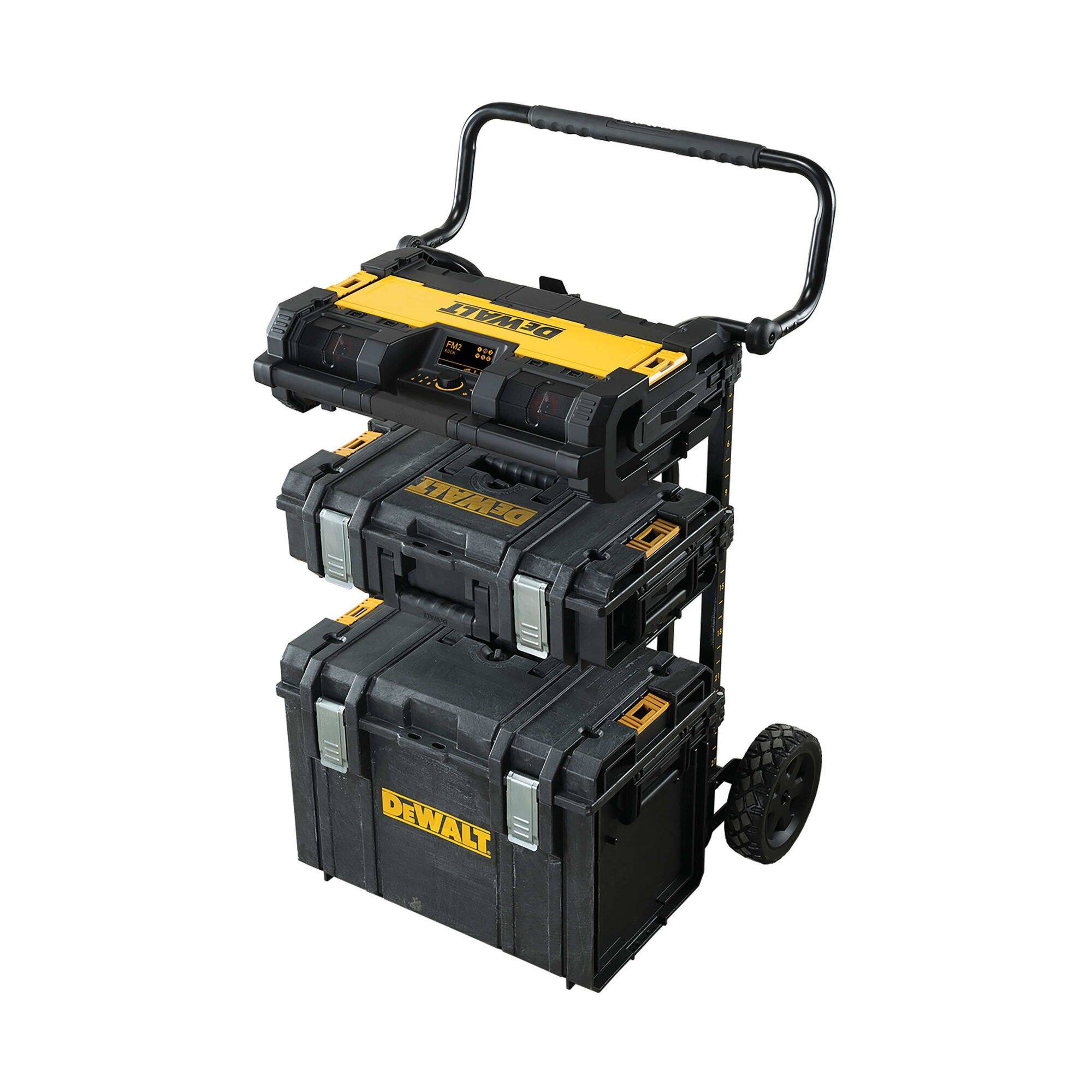 Radio DWST1-75659 Abm.543x360x155mm 6 Lautspr. kompatibel m.TOUGHSYSTEM DEWALT