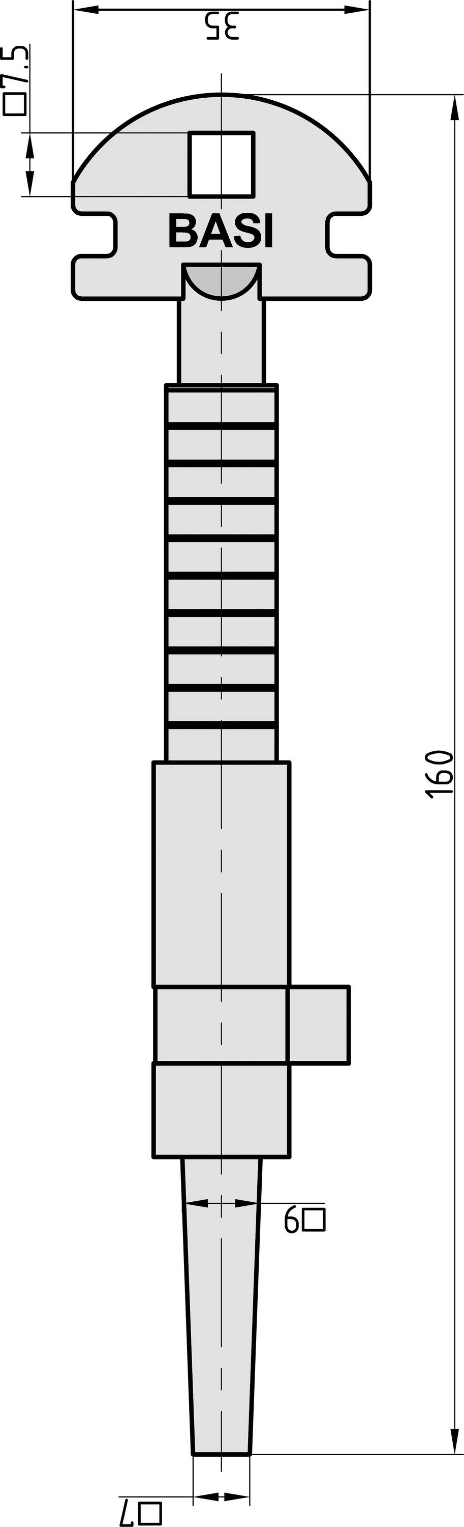 Basi 330 Bauschlüssel Blau