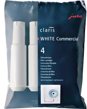 Jura 62911 claris WHITE Commercial Filterpatrone 4St.
