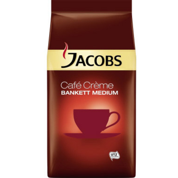 JACOBS Kaffee Café Crème BANKETT MEDIUM ganze Bohnen 1kg
