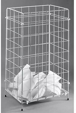 Fripa 2340013 Papierkorb 66l (B x H x T) 41 x 63 x 25.5cm Draht Weiß