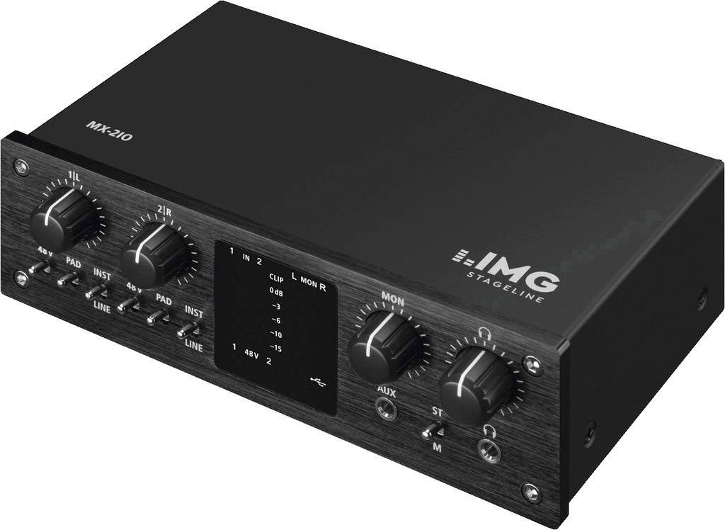 IMG Stageline Audio Interface MX-2IO