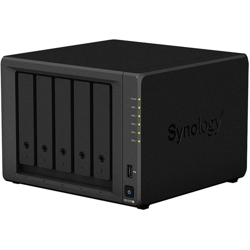 Synology DiskStation DS1019+ NAS-Server Gehäuse 5 Bay 2x M.2 Steckplatz DS1019+