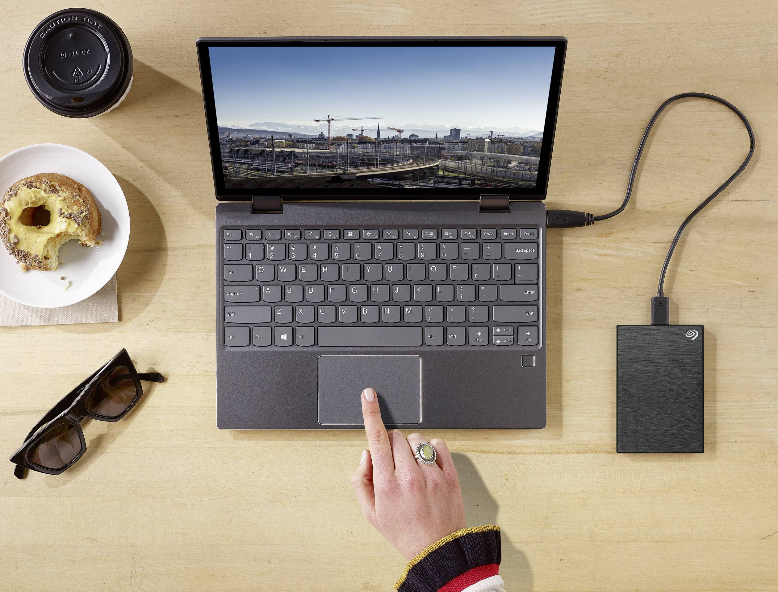 Seagate Backup Plus Slim 1TB Externe Festplatte 6.35cm (2.5 Zoll) USB 3.2 Gen 1 (USB 3.0) Schwarz STHN1000400