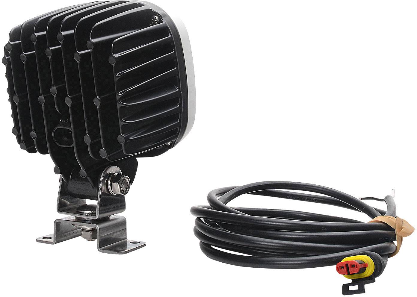 WAS Arbeitsscheinwerfer 12 V, 24 V, 36 V, 48 V, 60 V, 70V W130 8000 Superseal 1214/1 Breite Nahfeldausleuchtung (B x H x T) 110