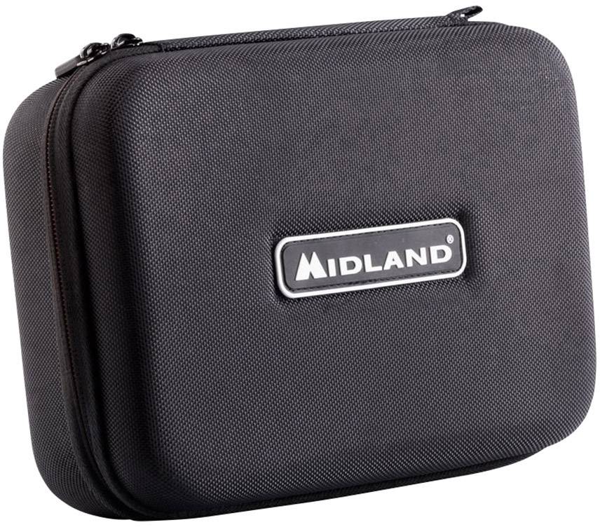 Midland C1231.04 BTX2 Pro Single Ultra Range Motorrad-Gegensprechanlage Passend für alle Helmtypen