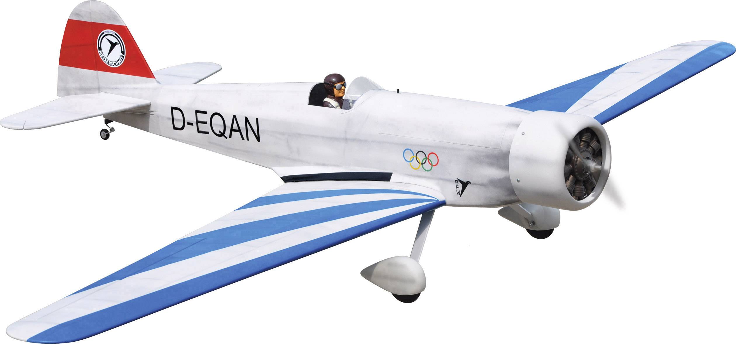 EXTRON Modellbau Messerschmitt M35 Combo Set RC Motorflugmodell ARF 2200mm