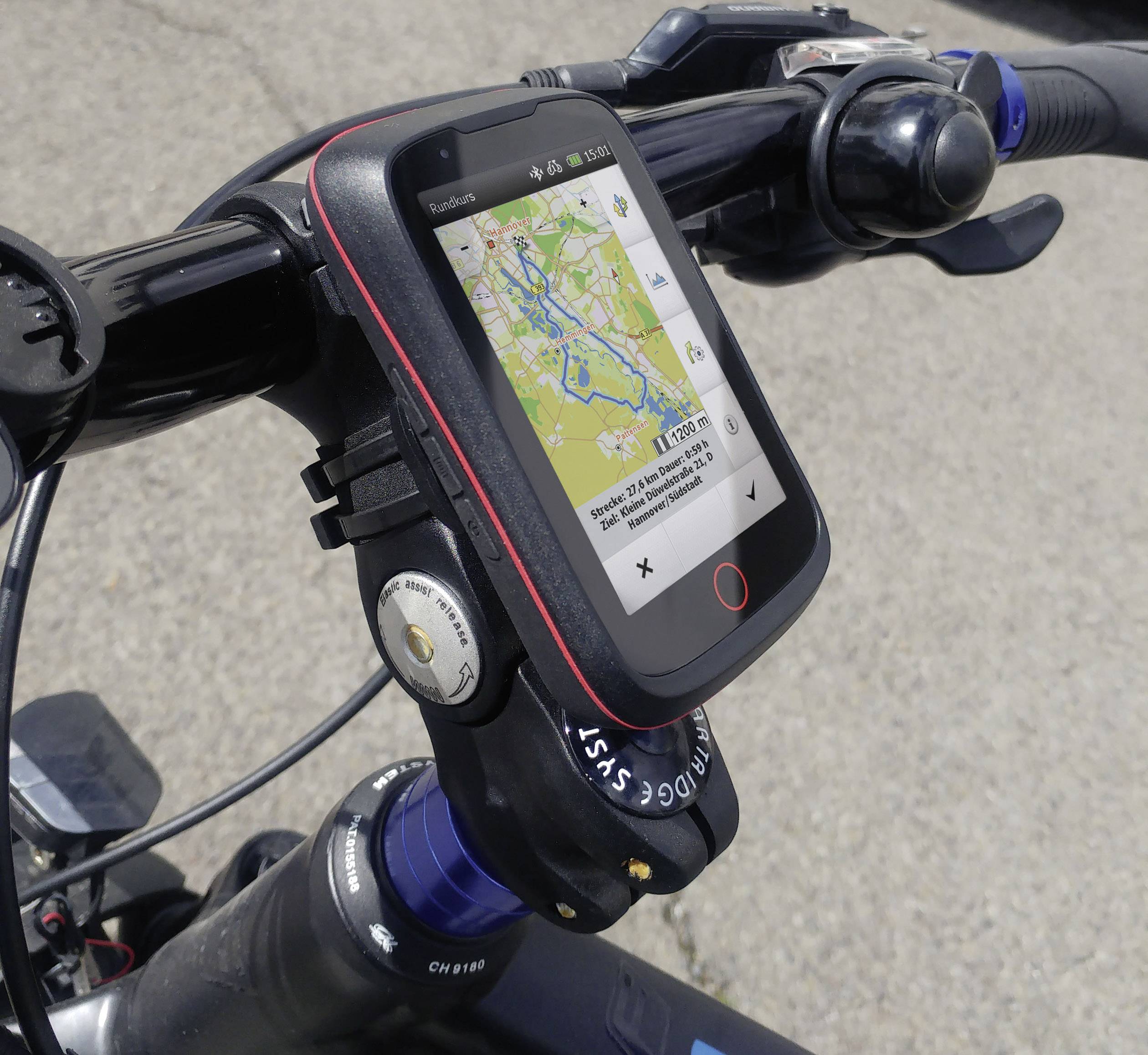 Falk Tiger Evo Fahrrad-Navi Geocaching, Fahrrad, Wandern Europa spritzwassergeschützt