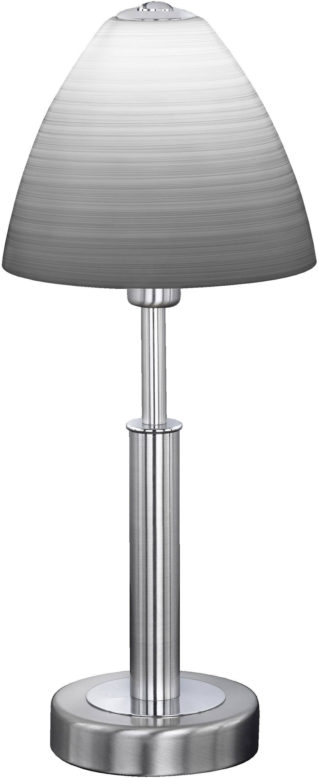 WOFI Savannah 8722.01.64.0006 Tischlampe LED E14 12 W EEK: F (A - G) Nickel (matt)