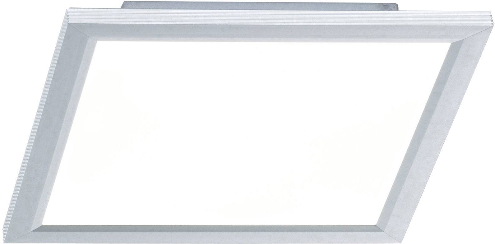 WOFI Liv 9693.01.70.0300 LED-Deckenleuchte Silber 17W Warmweiß Dimmbar, Mit Fernbedienung