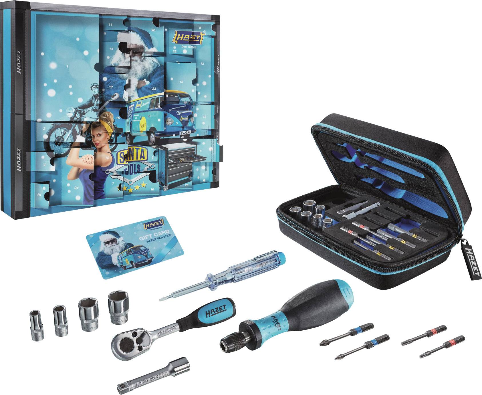 HAZET HAZET Adventskalender "Santa Tools" 2019 mit 25