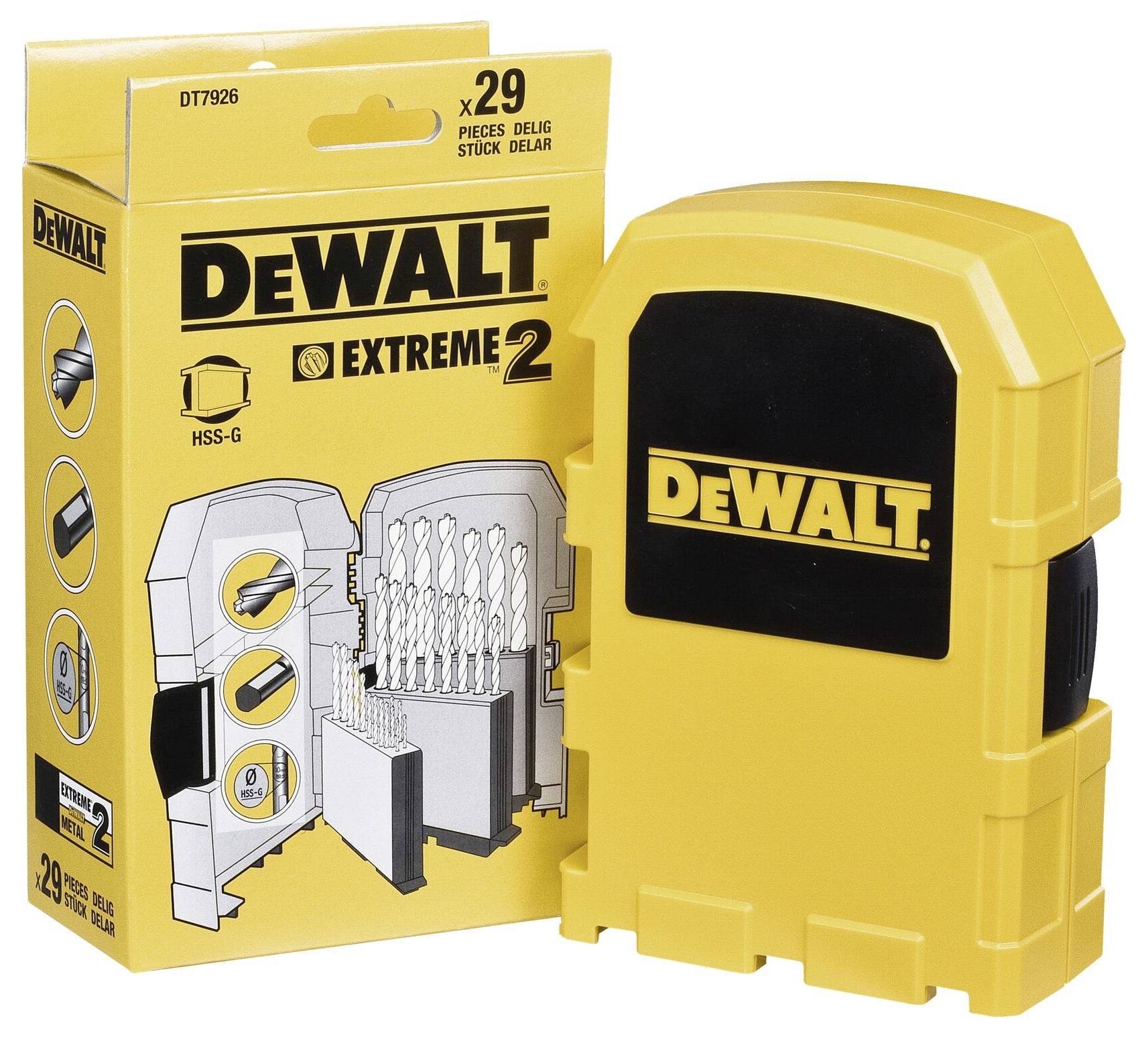 DEWALT DT7926-XJ Metall-Spiralbohrer-Set 29teilig 29St.