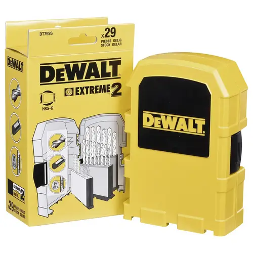 DEWALT DT7926-XJ Metall-Spiralbohrer-Set 29teilig 29St. DEWALT DT7926-XJ Metall-Spiralbohrer-Set 29teilig 29St.