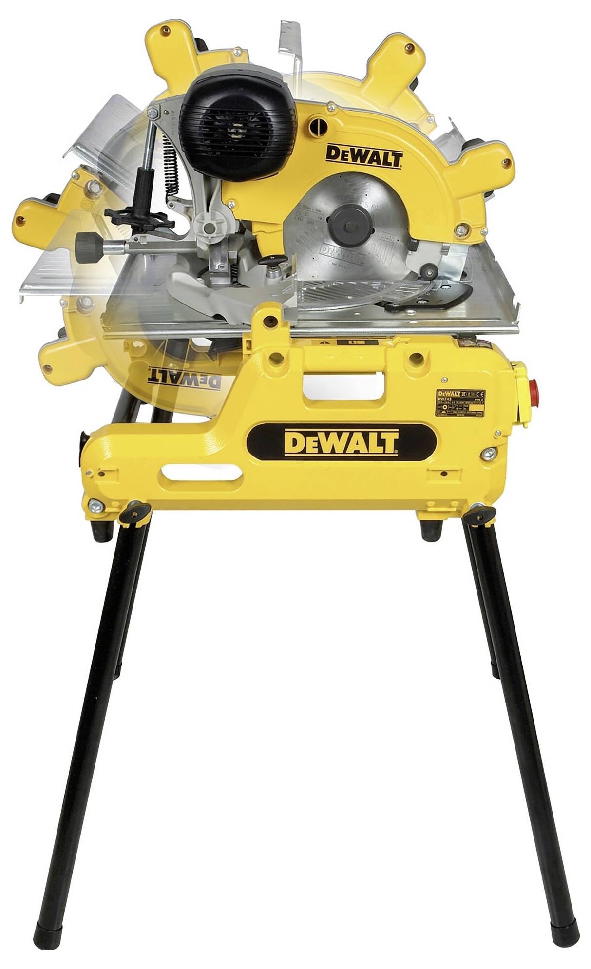 DEWALT DW743N Kapp-, Gehrungs- und Tischkreissäge mit Zubehör 2000 W